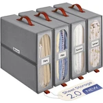 4X Organizer Storage Boxes With Big See-through Windows .... Fixed Price $57.21.