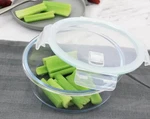 Martha Stewart Glass Food Storage Container With Lid 44 Oz. Fixed Price $15.00.