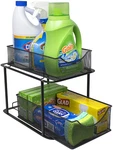 Sorbus 2 Tier Mesh Sliding Drawers - Cabinet Baskets Under The Sink Organizer. Fixed Price $50.99.