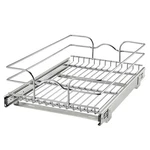 Rev-a-shelf Pullout Single Basket Cabinet Organizer, X 22, 5WB1-1522CR-1. Fixed Price $68.99.