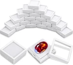 30 Pcs Square Box Diamond Gemstone Display Case Containers With Lids. Fixed Price $27.40.