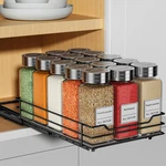 Pull-out Spice Rack Organizer For Cabinet Heavy Duty 1-TIER Storage. Fixed Price $40.99.