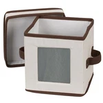 Storage Box Holds 12 With Felt Protectors Windowed Panel Rivete. Fixed Price $20.58.