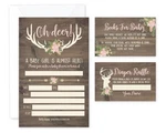 Hadley Designs Oh Deer Girl Baby Shower Invitations Set 40 Cards Envelopes. Fixed Price $6.00.