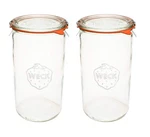 Weck Canning Jars Transparent Glass Eco-friendly With Air Tight Seal -.... Fixed Price $48.42.