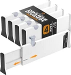 Rapturous Adjustable Deep Drawer Divider 5" Tall Expandable 13-22". Fixed Price $29.99.