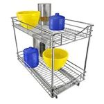 Lynk Professional Pull Out Cabinet Organizer - 11" X 21" Slide. Fixed Price $116.07.