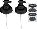 Jarmazing Products Mason Foaming Soap Dispenser Lids - Includes Black. Fixed Price $20.73.