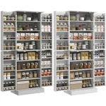 Homcom 65" Kitchen Pantry Cabinet With 3-LEVEL Adjustable Shelves Spick Racks. Fixed Price $209.99.