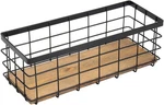 Farmhouse Small Iron Wire Storage Basket Rustic Organizer 10.3X3.74X3.54 New. Fixed Price $38.00.