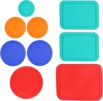 Replacement Lids For Pyrex Glass Containers Round Rectangle 1 2 4 7 3 6 Cup 9PCS. Fixed Price $17.95.