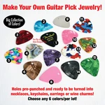 Diy Guitar Picks W/ Pre-punched Holes-create Unique Projects. Fixed Price $12.99.