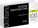 Oxford Dry Erase Index Cards, 3X5 Ruled, Reusable Flash Inches, White. Fixed Price $19.10.