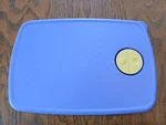 Tupperware #3382A-2 Rock Serve Replacement Lid Seal Blue 11" X 7.5". Fixed Price $9.95.