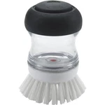 (6)- Oxo Good Grips Nylon 5" Long Palm Soap Dispensing Dish Washing Brush 36481. Fixed Price $79.89.