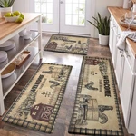 Aspmiz Farmhouse Kitchen Mat 3 Piece, Cushioned Anti-fatigue Rugs Non.... Fixed Price $75.99.