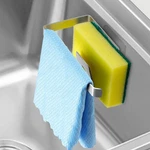 Gavia Kitchen Sink Sponge Holder - And Dish Cloth Hanger, Adhesive Rus.... Fixed Price $18.40.