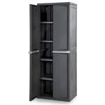 Sterilite Storage Cabinet, Garage, Pantry, & Kitchen Organizer, 4 Shelves, Gray. Fixed Price $156.99.