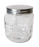 Grant Howard Jumbo Mason Embossed Glass Storage Jar, 92 Ounces, Clear,jars. Fixed Price $24.69.