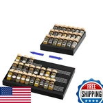 Wobmmi Expandable 3-TIER Metal Spice Drawer Organizer Slanted Seasoning Jars Tra. Fixed Price $73.74.