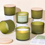 Lamorgift Pack 16 Oz Green Glass Jars, Large Candles For Making.... Fixed Price $41.57.