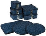 China Storage Containers Dinnerware Stemware Glassware Box Cases Navy Homewear. Fixed Price $42.17.