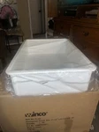 Winco PL-6N, 25-1/2 17-1/2 6-INCH Plastic White Dough Box. Fixed Price $55.00.