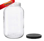 North Mountain Supply Gallon Glass Jar Wide Mouth With 128 Ounces, Black. Fixed Price $20.03.