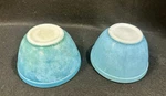 Pyrex 2 Blue Bowl Vintage.. Fixed Price $9.80.