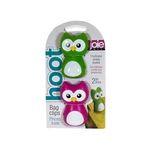 Joie 2PC Hoot Owl Themed Mini Snack Chip Bag Clips Fresh Saver Clamp Pink Green. Fixed Price $7.19.