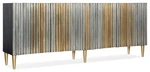 Hooker Furniture 638-85435 Apollo 92"W Shelf Poplar Wood And Silver. Fixed Price $3264.00.