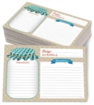 Mason Jar Recipe 50 Double Sided 4X6 Inches. Thick Stock. Fixed Price $21.07.
