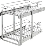 Rev-a-shelf 2-TIER Kitchen Cabinet Pullout X In, 5WB2-1222CR-1. Fixed Price $119.99.