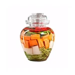 Aosnttol Glass With Lid Pickle Jar, Large Fermenting Kit Crock Water.... Fixed Price $51.99.