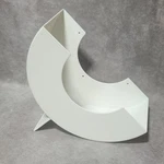Tupperware Place For Seals Lid Holder/organizer Wall Cabinet Mount White 2679. Fixed Price $14.95.