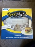Camco Pop-a-plate Paper Dispenser For 8 3/4" To 9" Plates, White. Fixed Price $8.99.
