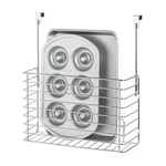 Idesign Classico Metal Over The Cabinet Organizer Basket - Silver. Fixed Price $32.49.