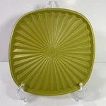 Vintage Tupperware Servalier Square Replacement Lid Seal 859-2 Green 1/4". Fixed Price $7.51.
