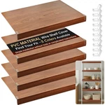 5PCS Wire Shelf Covers For Pantry, Preventing Leakage Of Items & Removable, P.... Fixed Price $104.73.