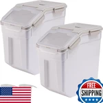 Anrui Rice Storage 50LB Airtight Flour Containers Plastic. Fixed Price $130.10.