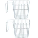 Magiclulu No Punching Hanging Basket Set 2-PACK Stainless 16.8X12.3CM, White. Fixed Price $34.69.