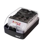 Eagle Business Box, Push-button,storage Up 350 Cards Small, Black. Fixed Price $24.44.