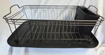 Vintage Rubbermaid 118D Black Dish Drainer Utensil Holder 17.5X14 Usa W Tray. Fixed Price $69.99.