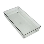 Interdesign 52650 Linus Clear Plastic Drawer Organizer H X 12 In.. Fixed Price $16.57.
