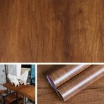 Livelynine Brown Wood Contact Waterproof Kitchen Cabinet Wallpaper Peel An. Fixed Price $16.42.