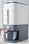 22-25 Lb Cosyzone Large Rice/grain Dispenser With Lid And Measuring Cup. Fixed Price $30.00.