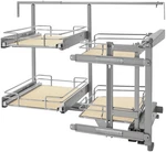 Rev-a-shelf 599-18-R Contemporary 33-7/8"W Sliding Swivel Solid Maple. Fixed Price $1215.29.