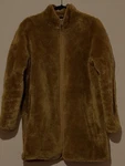 J. Crew Plush Fleece Fur Teddy Bear Coat J9064 Camel Brown Small Zip-up. Fixed Price $29.95.