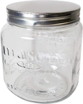 Grant Howard Jumbo Mason Embossed Glass Storage Jar, 92 Ounces, Clear. Fixed Price $30.05.