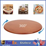 27.56'' Oak Lazy Susan Organizer For - Wooden Turntable Kitchen Tray. Fixed Price $101.41.